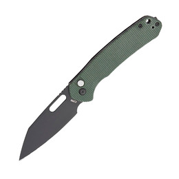 Ніж CJRB Pyrite Wharncliffe BB Micarta Green