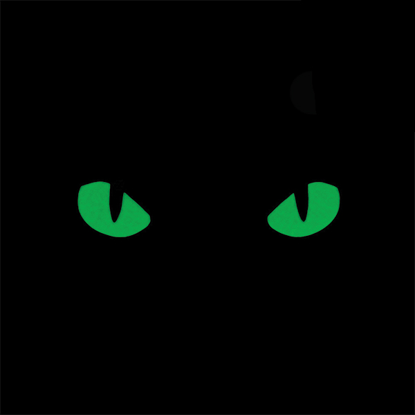 M-Tac нашивка Cat Eyes Laser Cut Black/Green/GID. Фото 2