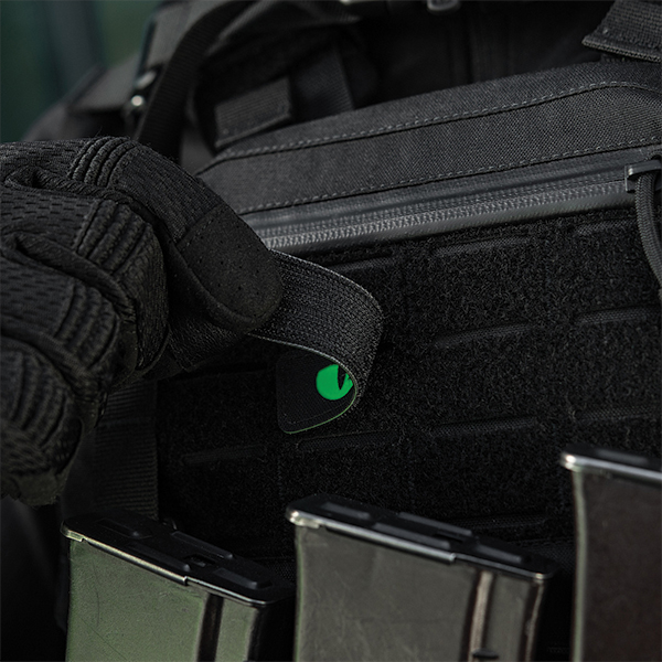 M-Tac нашивка Cat Eyes Laser Cut Black/Green/GID. Фото 8