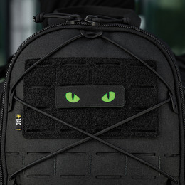 M-Tac нашивка Cat Eyes Laser Cut Black/Green/GID. Фото 4