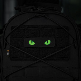 M-Tac нашивка Cat Eyes Laser Cut Black/Green/GID. Фото 5
