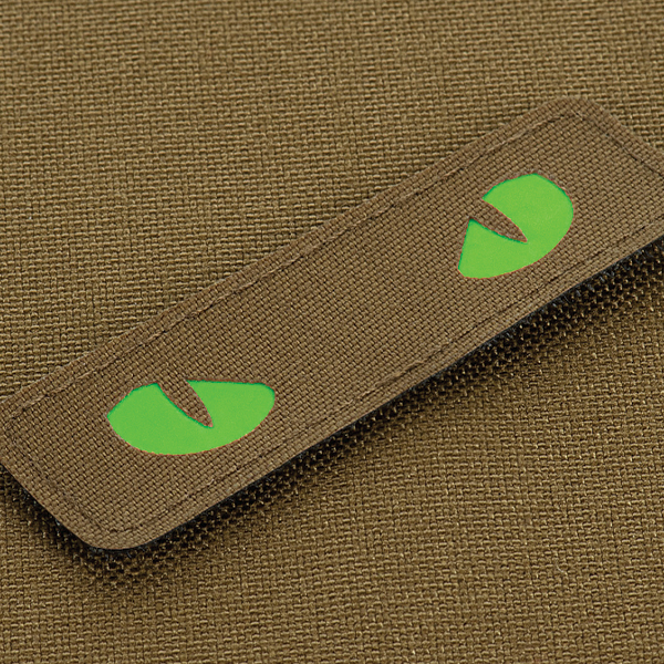 M-Tac нашивка Cat Eyes Laser Cut Coyote/Green/GID. Фото 3