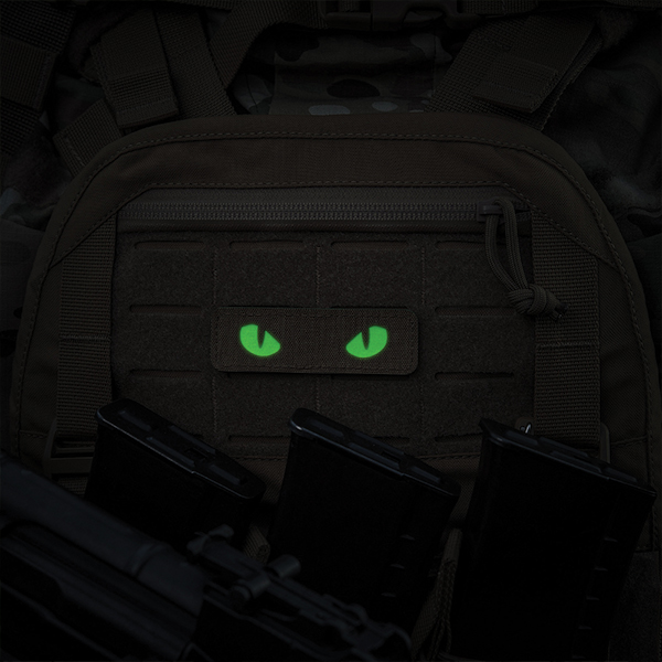 M-Tac нашивка Cat Eyes Laser Cut Coyote/Green/GID. Фото 5