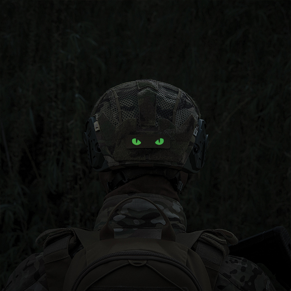 M-Tac нашивка Cat Eyes Laser Cut Coyote/Green/GID. Фото 7