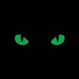 M-Tac нашивка Cat Eyes Laser Cut Coyote/Green/GID