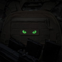 M-Tac нашивка Cat Eyes Laser Cut Coyote/Green/GID. Фото 5