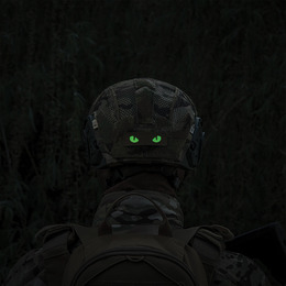 M-Tac нашивка Cat Eyes Laser Cut Coyote/Green/GID. Фото 7