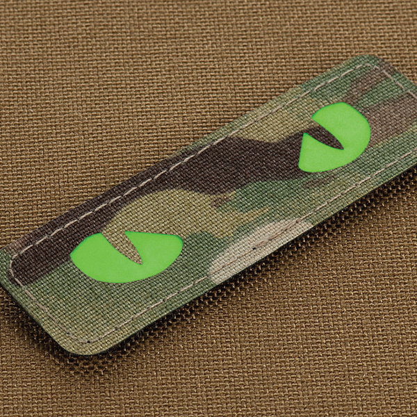 M-Tac нашивка Cat Eyes Laser Cut Multicam/Green/GID. Фото 3
