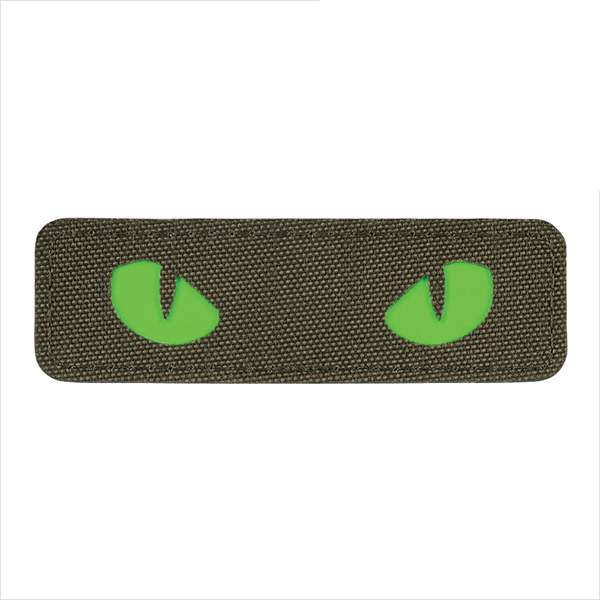 M-Tac нашивка Cat Eyes Laser Cut Ranger Green/Green/GID