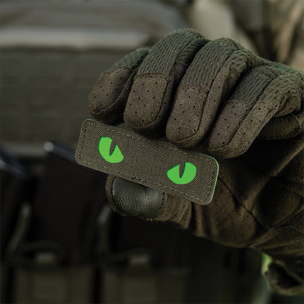 M-Tac нашивка Cat Eyes Laser Cut Ranger Green/Green/GID. Фото 10