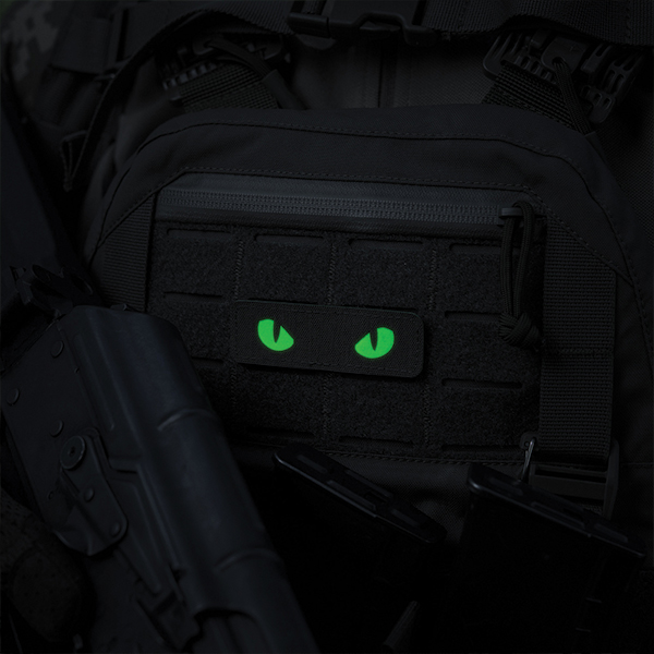 M-Tac нашивка Cat Eyes Laser Cut Ranger Green/Green/GID. Фото 5
