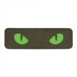 M-Tac нашивка Cat Eyes Laser Cut Ranger Green/Green/GID