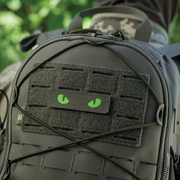 M-Tac нашивка Cat Eyes Laser Cut Ranger Green/Green/GID. Фото 6