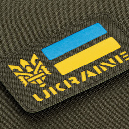 M-Tac нашивка Ukraine (с Тризубом) Laser Cut Ranger Green/Yellow/Blue/GID. Фото 3