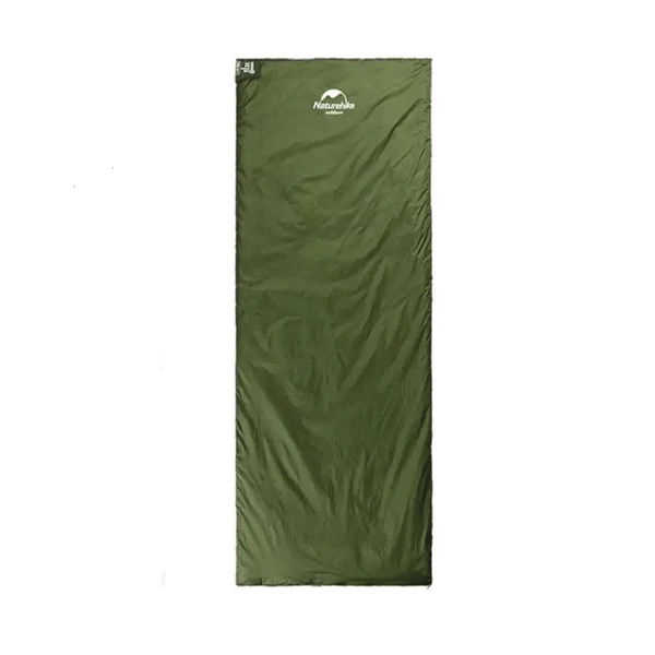 Спальник надлегкий Naturehike Summer LW180 NH21MSD09 правий, (15°C), p-p XL, зелений