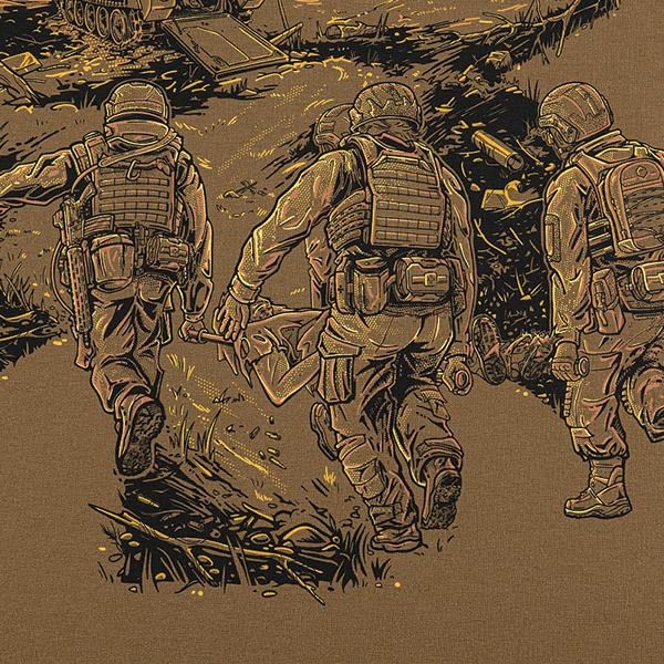 M-Tac футболка EVAC Coyote Brown. Фото 6