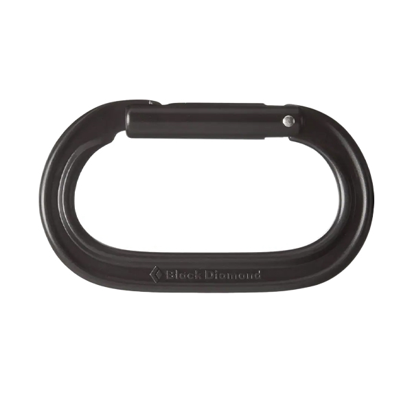 Карабін без муфти Black Diamond Oval Keylock Black