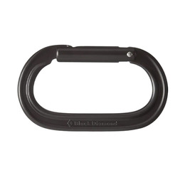 Карабін без муфти Black Diamond Oval Keylock Black