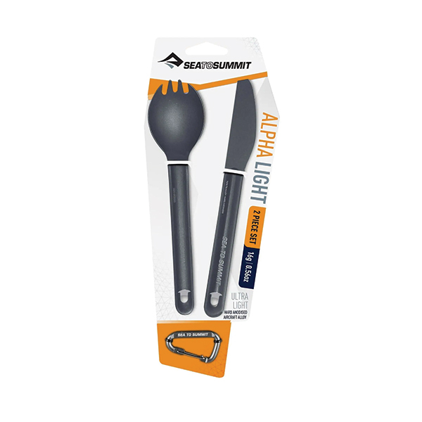 Набір столових приборів Sea to Summit Alpha Light Cutlery Set Grey (STS ACUTALSET2)