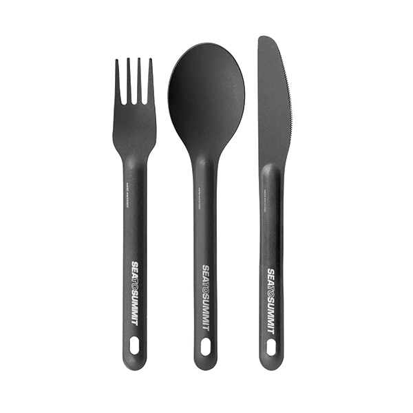 Набір столових приборів Sea to Summit Alpha Light Cutlery Set Grey (STS ACUTALSET3). Фото 2