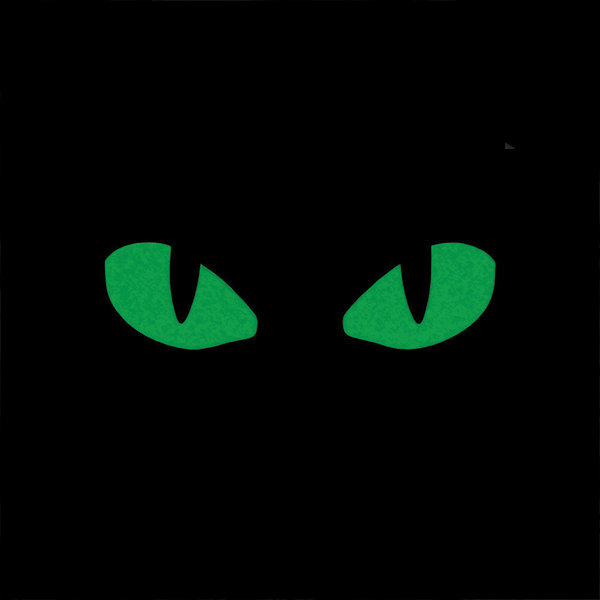M-Tac нашивка Tiger Eyes Laser Cut (пара) Black/Green/GID. Фото 3