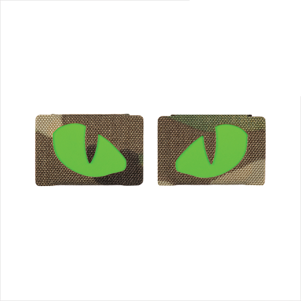 M-Tac нашивка Tiger Eyes Laser Cut (пара) Multicam/Green/GID. Фото 2