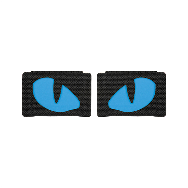 M-Tac нашивка Tiger Eyes Laser Cut (пара) Black/Blue/GID. Фото 2