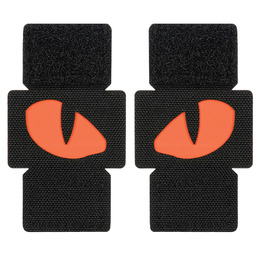 M-Tac нашивка Tiger Eyes Laser Cut (пара) Black/Red/GID