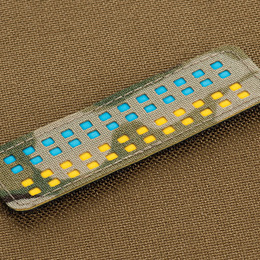 M-Tac нашивка прапор України 25х80 Laser Cut Multicam/Yellow/Blue/GID. Фото 3