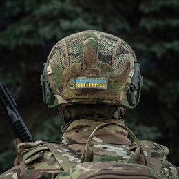 M-Tac нашивка прапор України 25х80 Laser Cut Multicam/Yellow/Blue/GID. Фото 4
