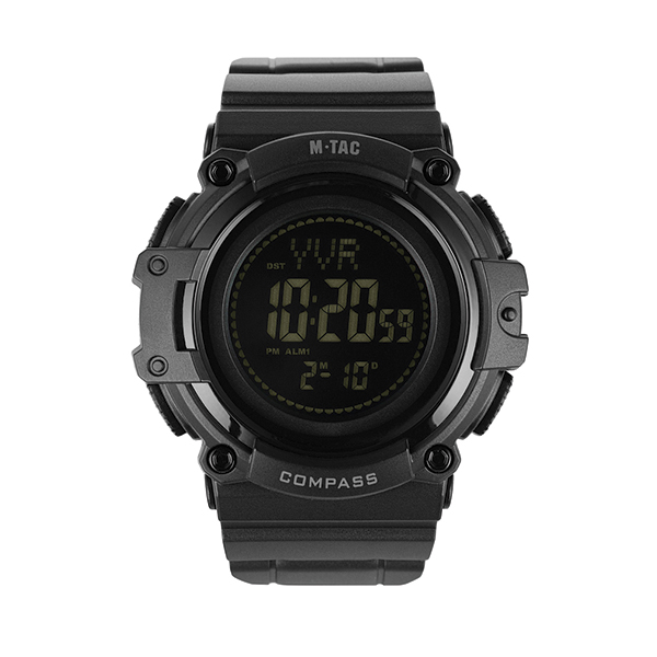 M-Tac годинник тактичний з компасом 2233 Black