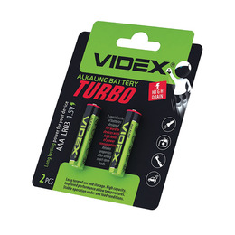 Батарейки лужні Videx LR03/AAA 1.5V 2шт/уп.