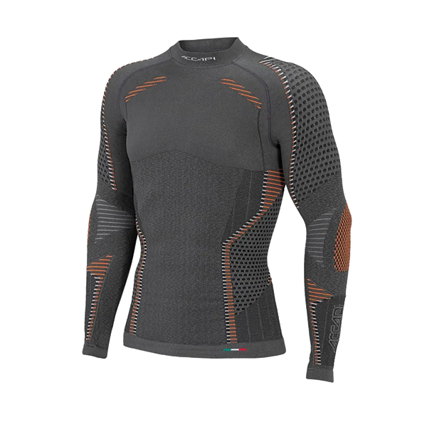 Термофутболка з довгим рукавом чоловіча Accapi Ergoracing Antracite/Black
