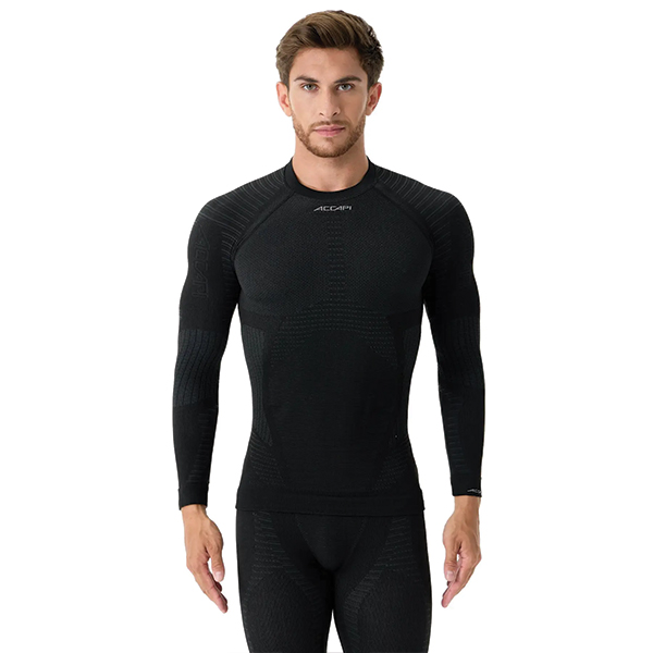 Термофутболка з довгим рукавом чоловіча Accapi XPerience Black/Anthracite. Фото 3