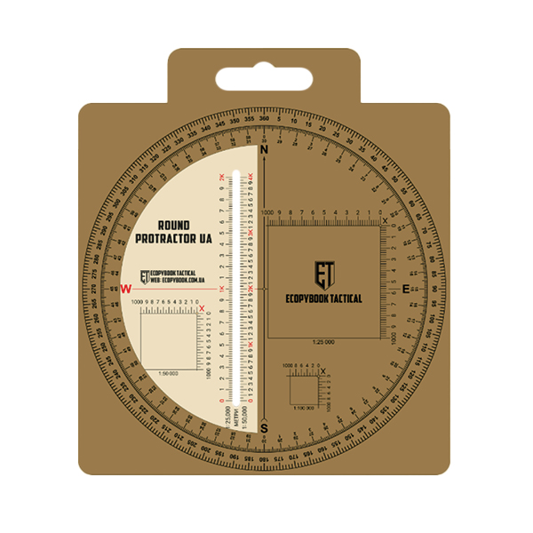 Лінійка PROTRACTOR ROUND UA (d=130 mm) (ЕТ). Фото 2
