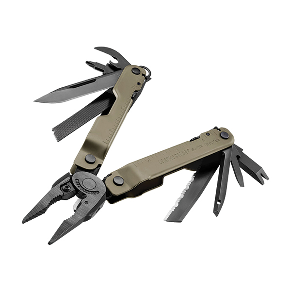 Мультитул Leatherman Super Tool 300M Black/Coyote, чохол Molle (чорн). Фото 2