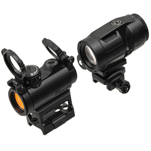 Комплект Sig Optics колiматор ROMEO-MSR 2 MOA та магнiфер Juliet3-Micro 3X22mm