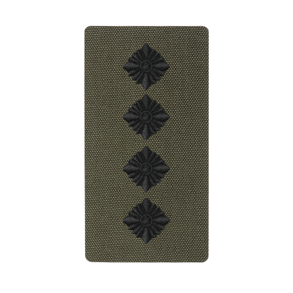M-Tac погон на липучці капітан (вишивка) Ranger Green