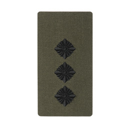 M-Tac погон на липучці старший лейтенант (вишивка) Ranger Green