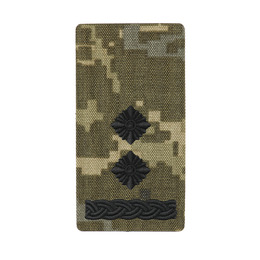 M-Tac погон на липучці Підполковник (вишивка) MM14