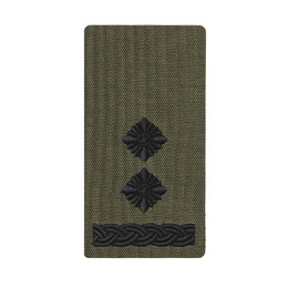 M-Tac погон на липучці Підполковник (вишивка) Ranger Green