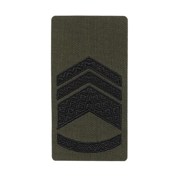 M-Tac погон на липучці Старший Майстер сержант (вишивка) Ranger Green