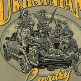 M-Tac футболка Ukrainian Cavalry Tan. Фото 5