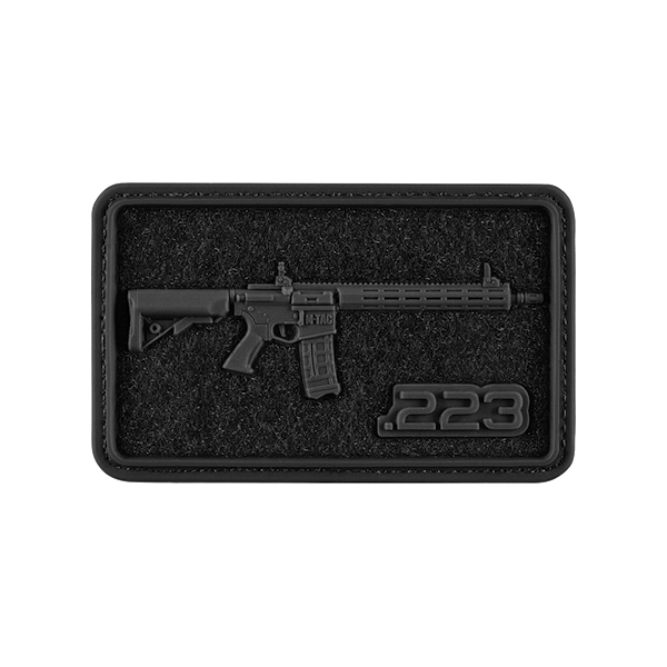 M-Tac нашивка AR-15 Velcro/PVC Black