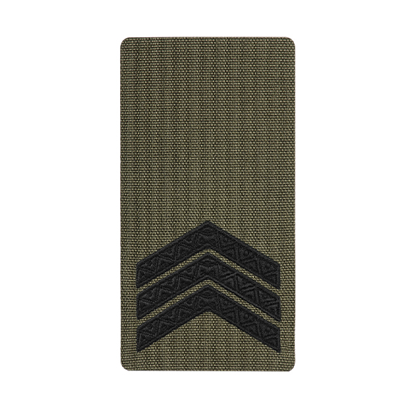 M-Tac погон на липучці Сержант (вишивка) Ranger Green