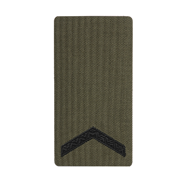 M-Tac погон на липучці Старший солдат (вишивка) Ranger Green