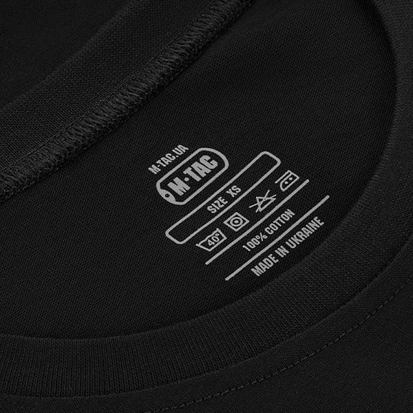 M-Tac футболка Cotton HARD Black. Фото 6