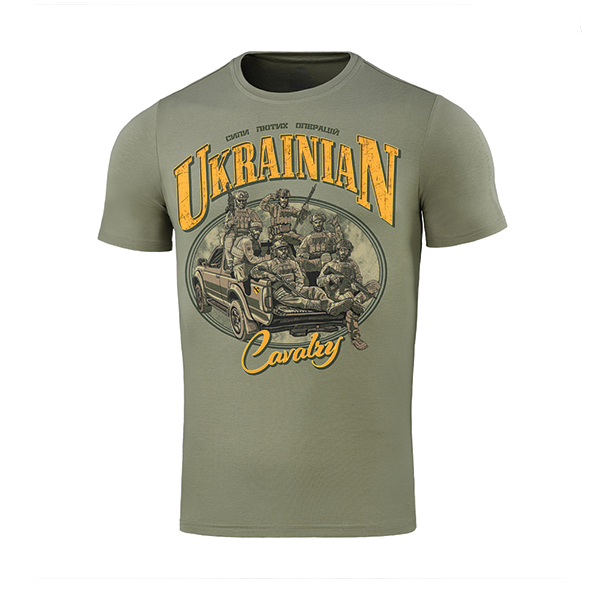 M-Tac футболка Ukrainian Cavalry Light Olive