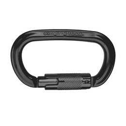 Карабін з муфтою Singing Rock Ozone TWL Oval Black