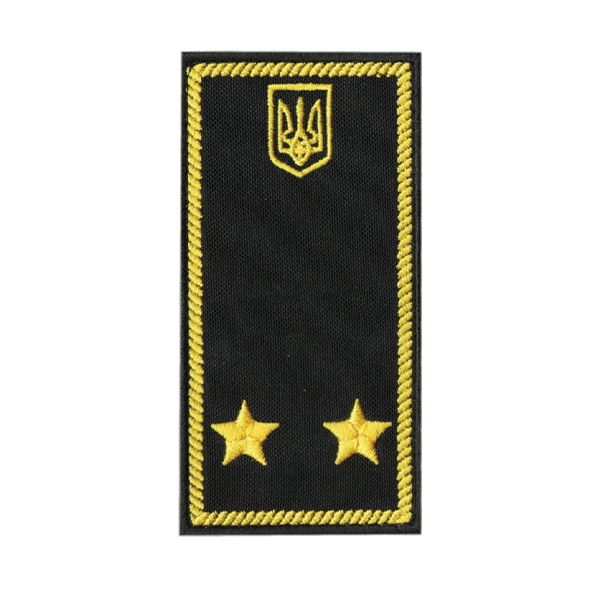 Погон митної служби інспектор III рангу чорний